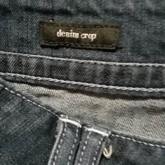 Ana Distressed Denim Cropped Jeans Size 12 - Picture 4 of 11